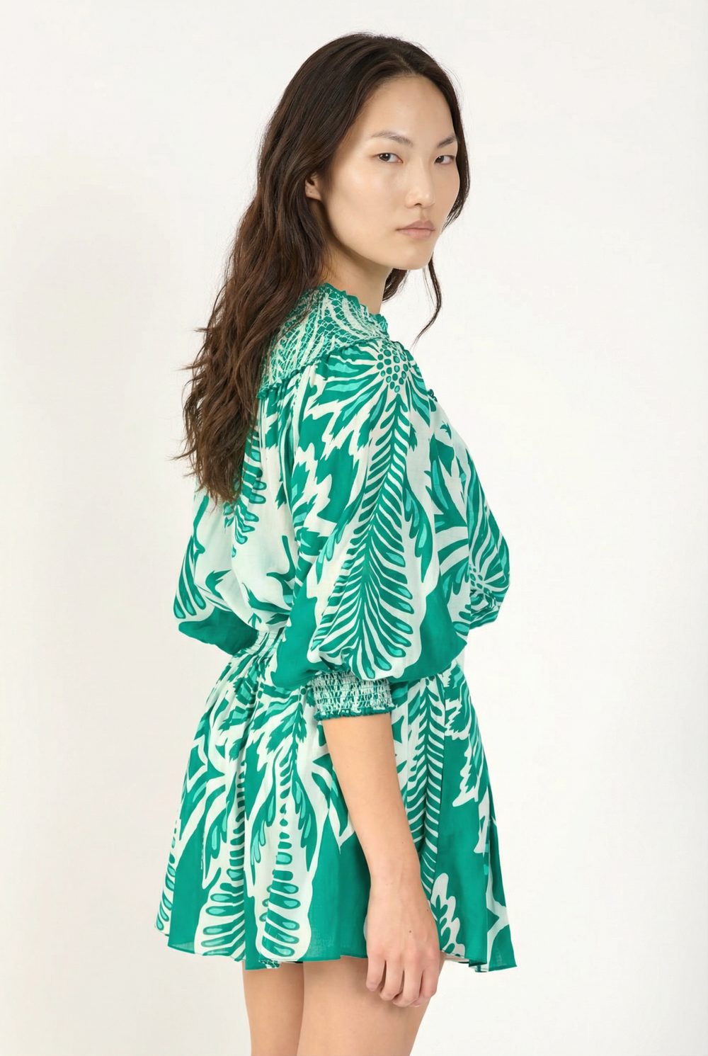 Mint Cartagena jumpsuit – Short Jumpsuit Janna by Poupette St Barth, view 2
