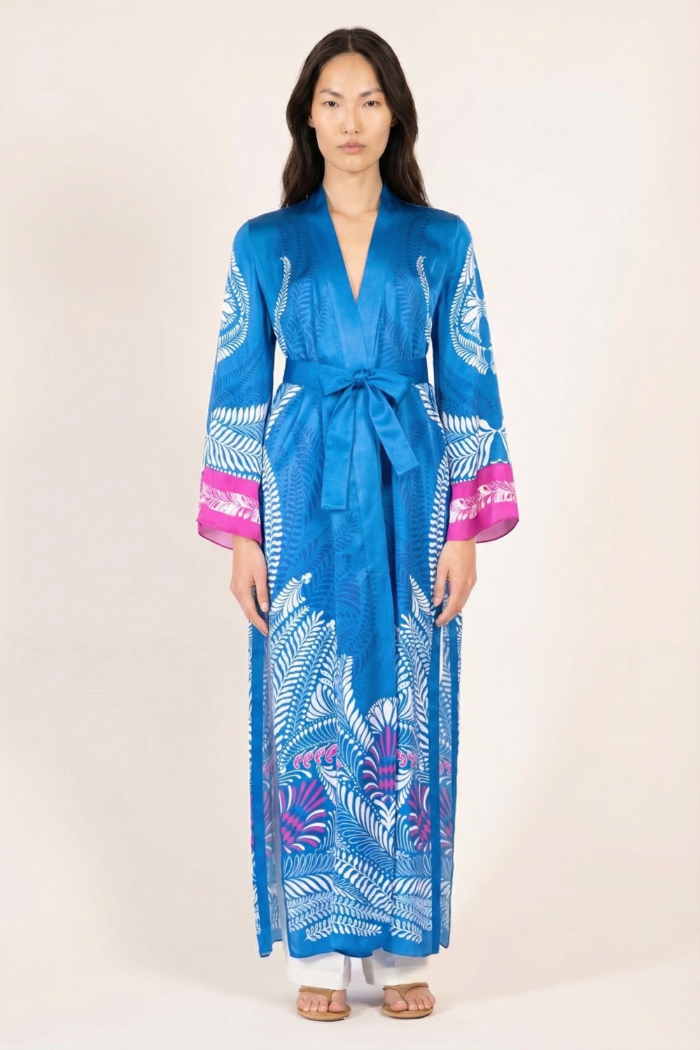 Blue Oolong kimono – Kimono Lea by Poupette St Barth, view 3