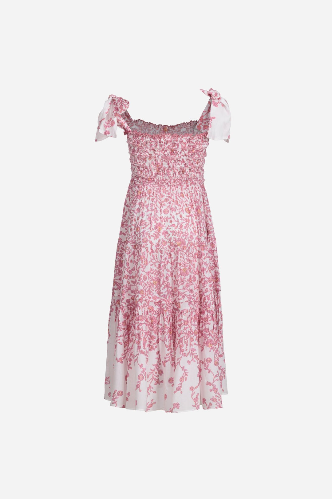Girls' Pink Lazuli long dress – Long Dress Triny by Poupette St Barth, view 2