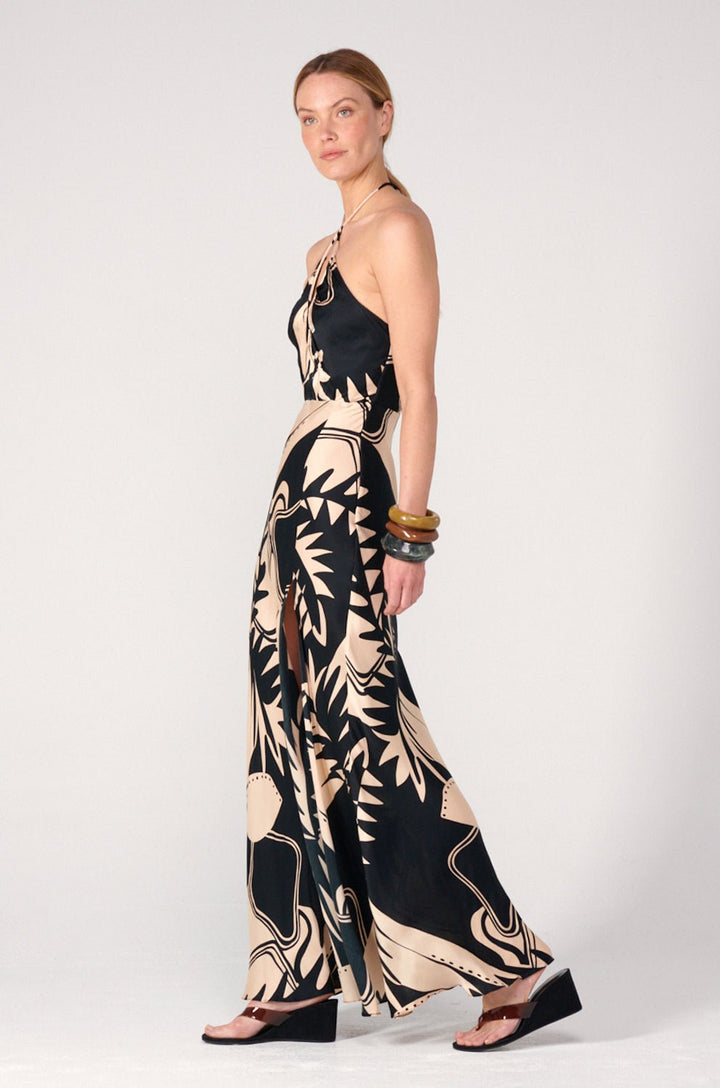 Black Oasis long dress – Long Dress Stella by Poupette St Barth, view 3