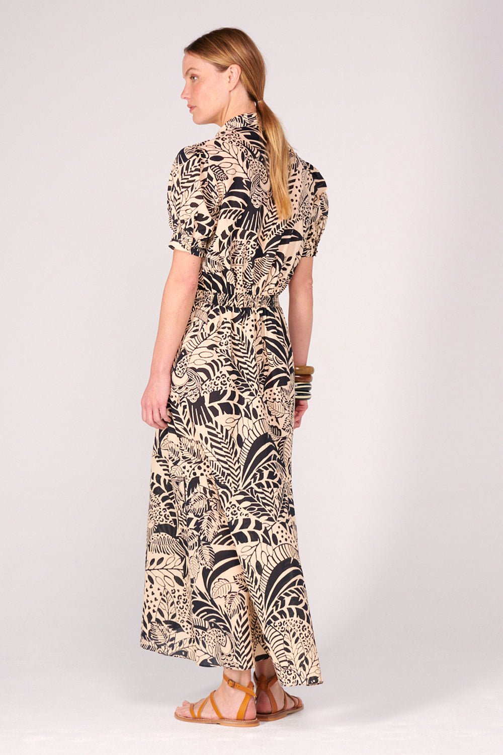 Black Toucan long dress – Long Dress Eren by Poupette St Barth, view 5