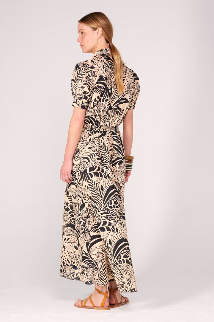 Black Toucan long dress – Long Dress Eren by Poupette St Barth, view 5