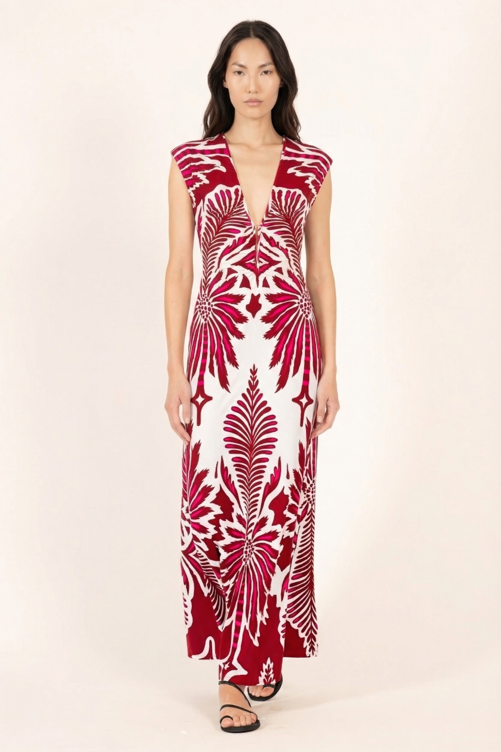 Bordo Cartagena long dress – Long Dress Nova by Poupette St Barth, view 4