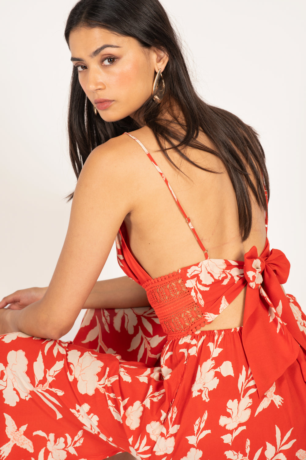 Coral Palm Beach long dress – Long Dress Havana by Poupette St Barth, view 4