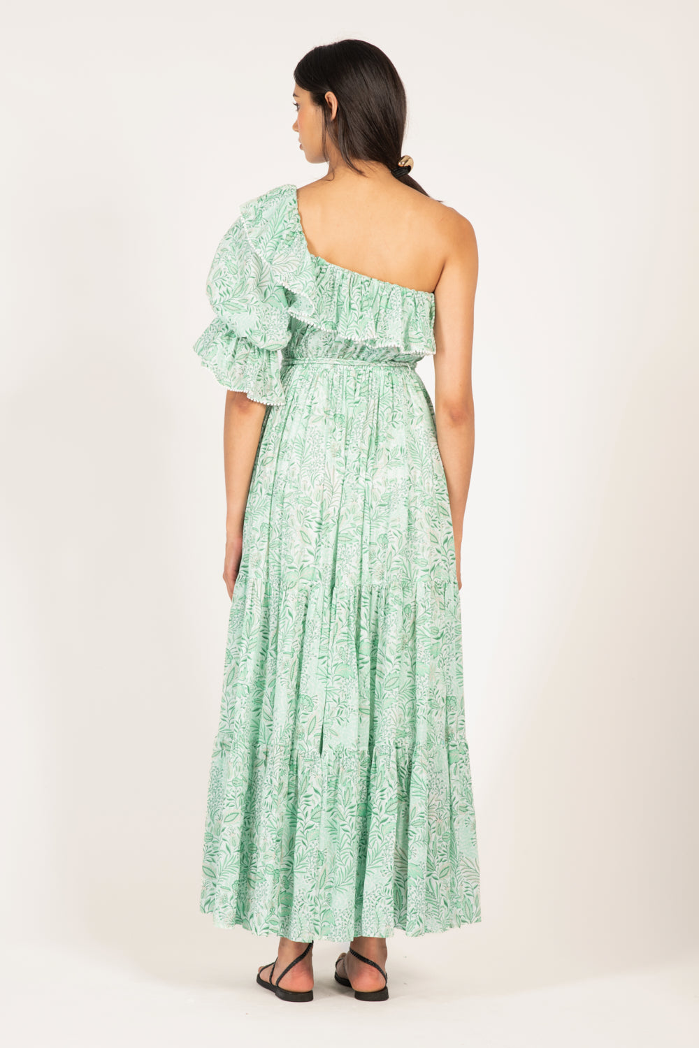 Green Palmarosa long dress – Long Dress Jay by Poupette St Barth, view 7