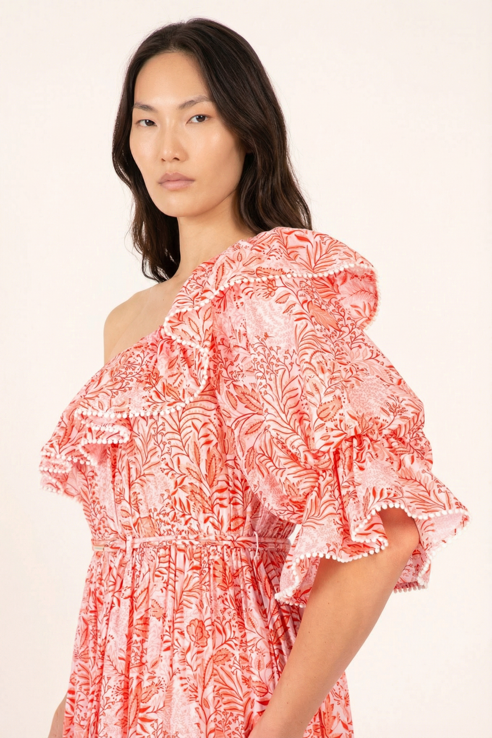 Orange Palmarosa long dress – Long Dress Jay by Poupette St Barth, view 2
