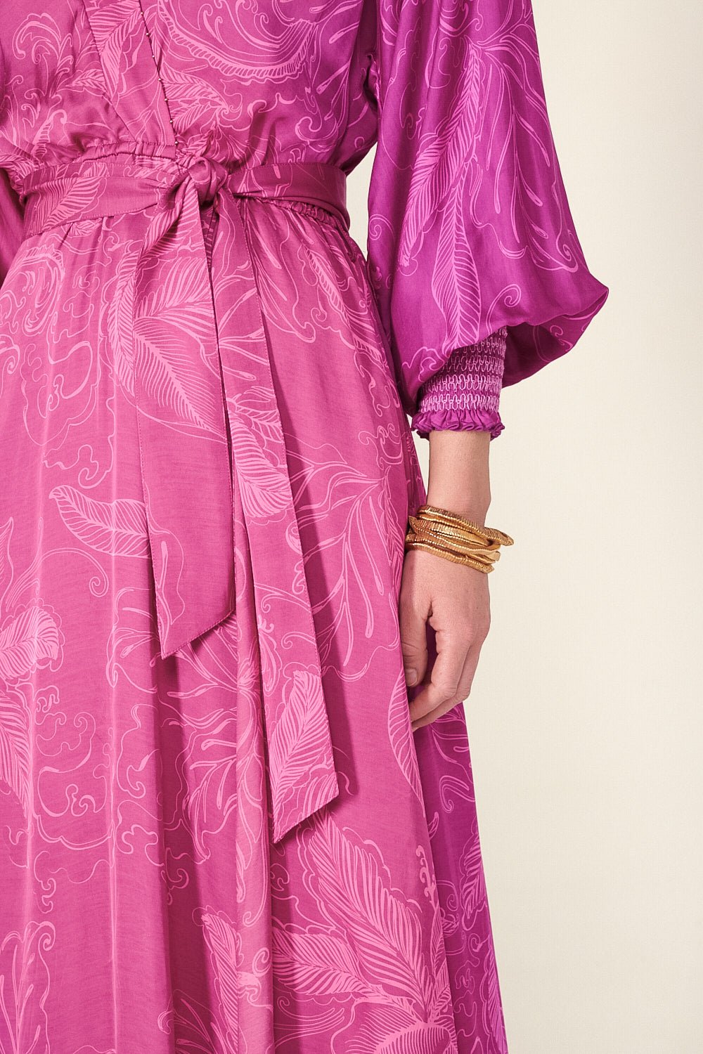 Purple Reef long dress – Long Dress Kristen by Poupette St Barth, view 4