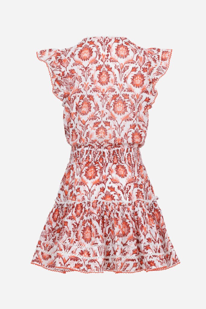 Girls' Pink Victorian mini dress – Mini Dress Anais by Poupette St Barth, view 2