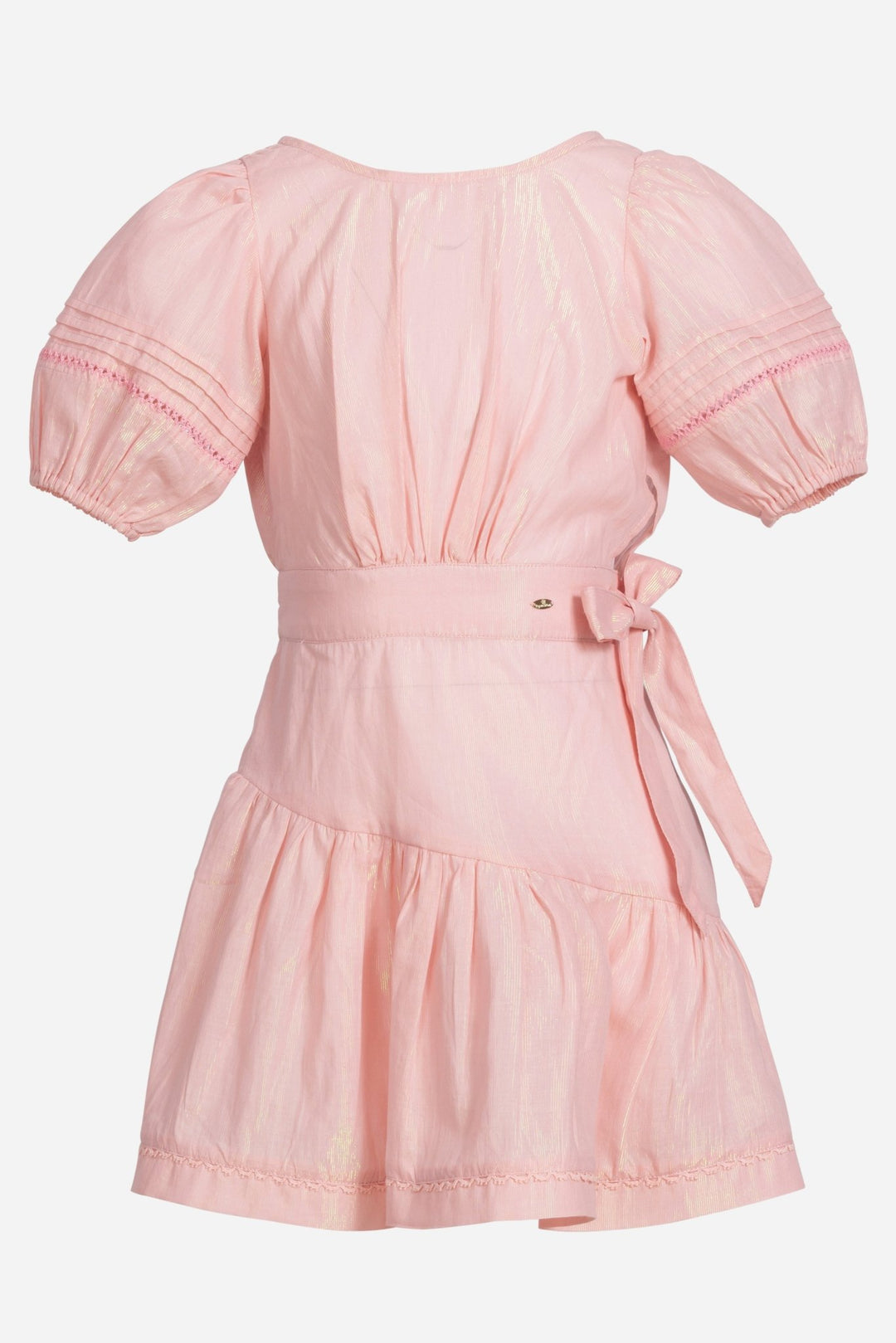 Girls' Pink mini dress – Mini Dress Chantal by Poupette St Barth, front view