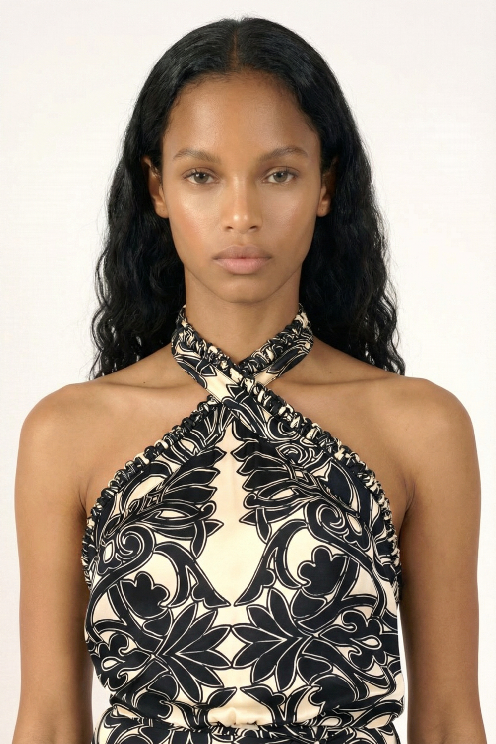 Black Mantra mini dress – Mini Dress Manon by Poupette St Barth, view 4
