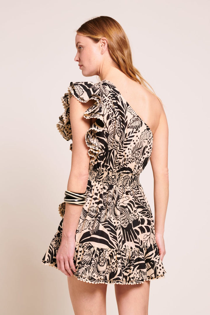 Black Toucan mini dress – Mini Dress Corinne by Poupette St Barth, view 5