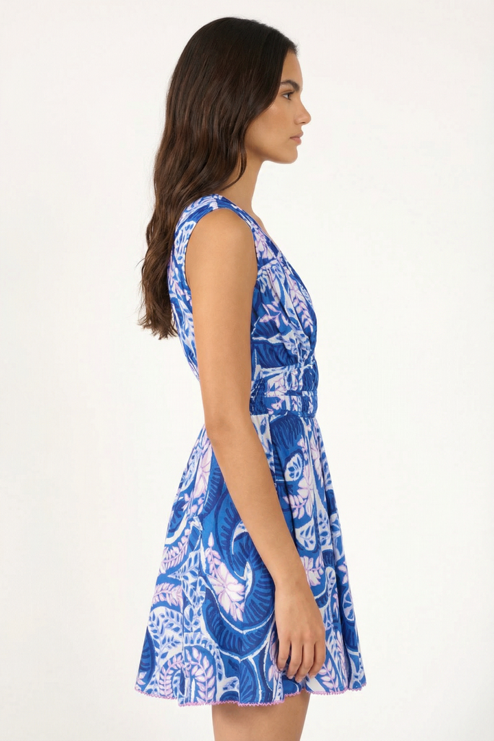 Blue Holy Snake mini dress – Mini Dress Ciao by Poupette St Barth, view 2