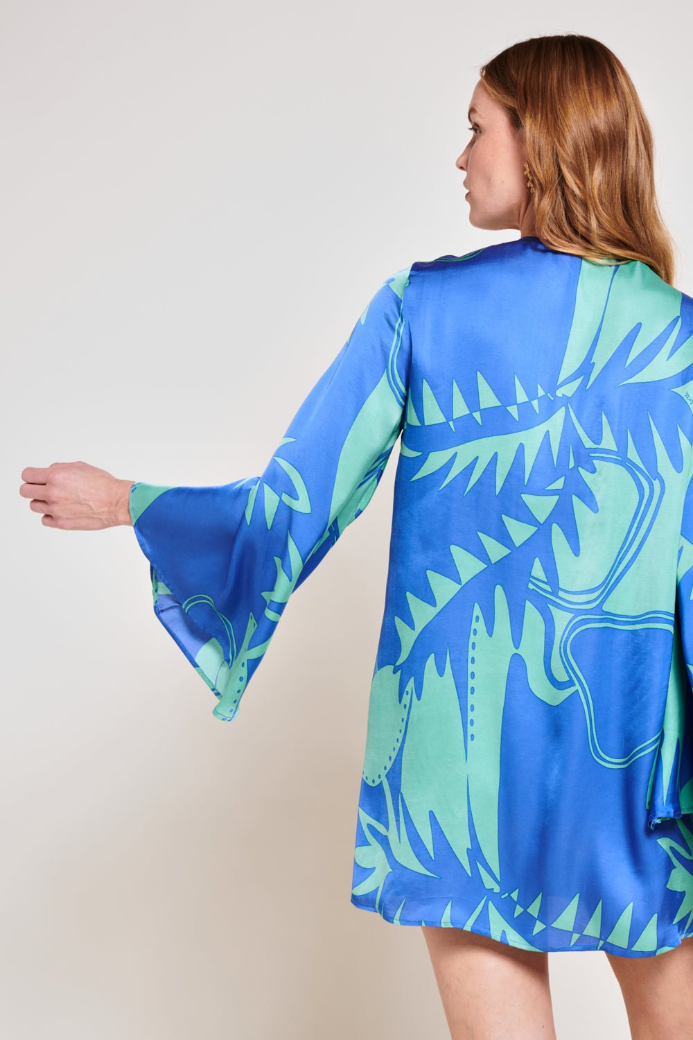 Blue Oasis mini dress – Mini Dress Gia by Poupette St Barth, view 5
