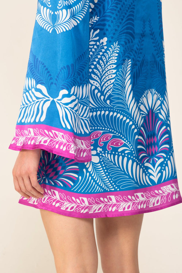 Blue Oolong mini dress – Mini Dress Gia by Poupette St Barth, view 9