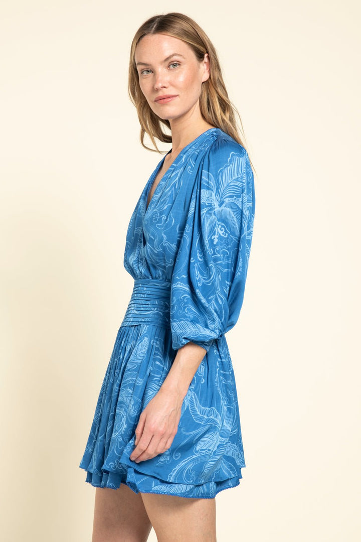 Blue Reef mini dress – Mini Dress Colleen by Poupette St Barth, view 4