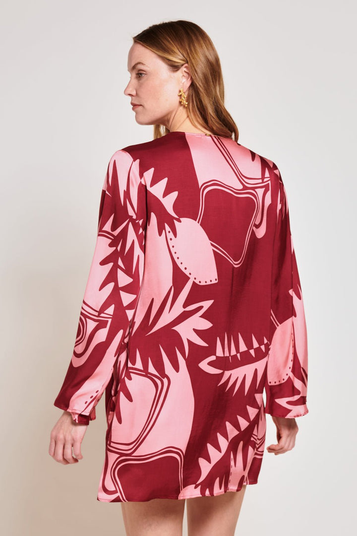 Bordo Oasis mini dress – Mini Dress Gia by Poupette St Barth, view 6