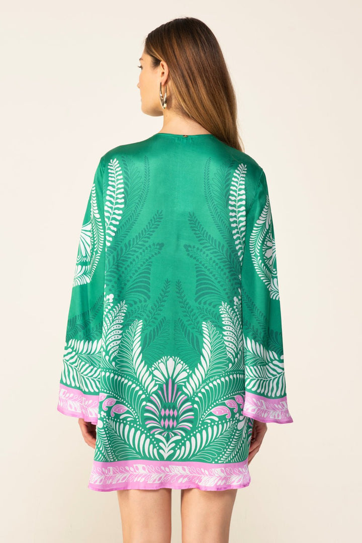 Green Oolong mini dress – Mini Dress Gia by Poupette St Barth, view 5