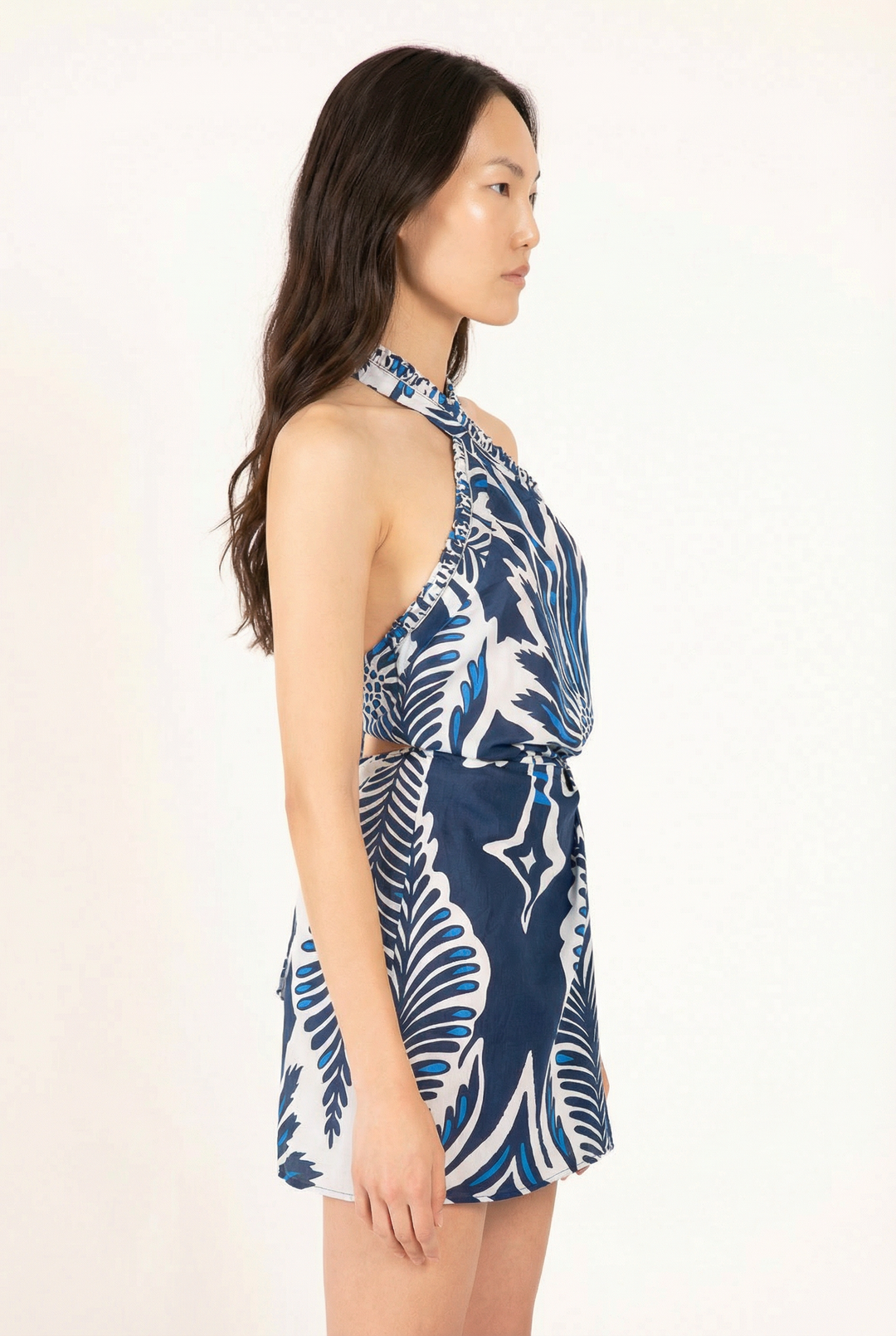 Navy Cartagena mini dress – Mini Dress Manon by Poupette St Barth, view 4
