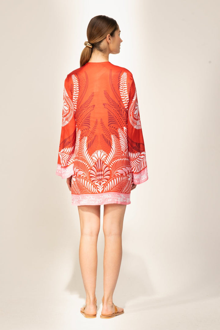 Orange Oolong mini dress – Mini Dress Gia by Poupette St Barth, view 7