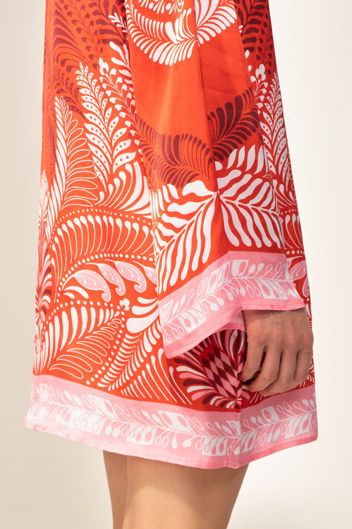 Orange Oolong mini dress – Mini Dress Gia by Poupette St Barth, view 8