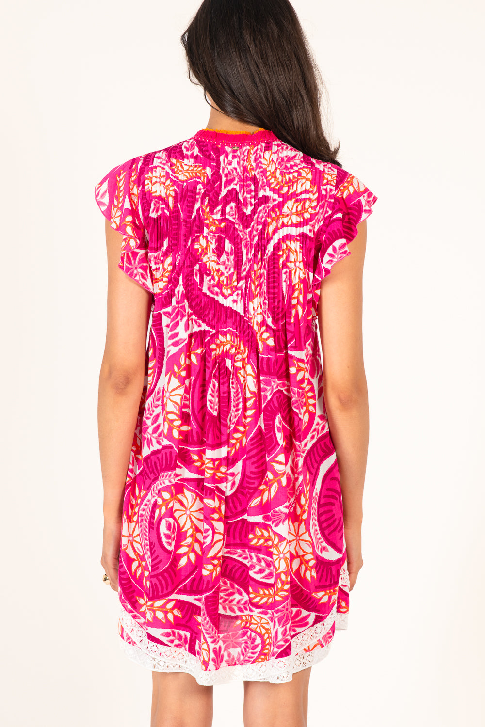 Pink Holy Snake mini dress – Mini Dress Sasha by Poupette St Barth, view 5