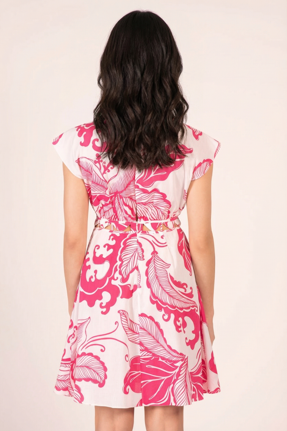 Pink Reef Wave mini dress – Mini Dress Hazel by Poupette St Barth, view 3