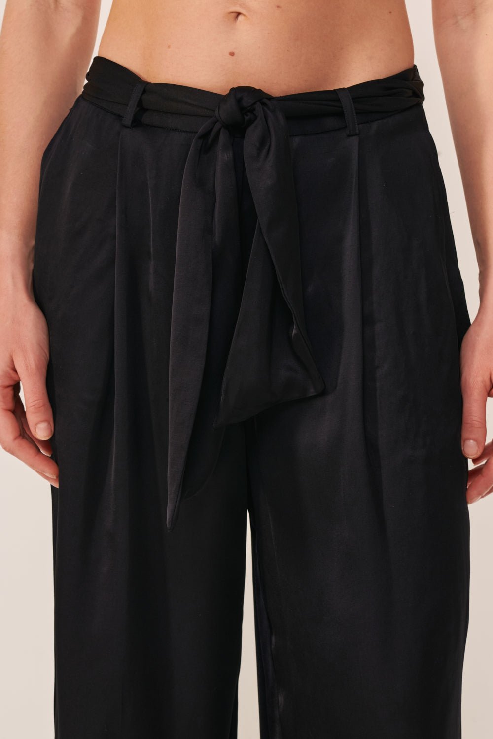 Black pants – Pant Aroa by Poupette St Barth, view 4