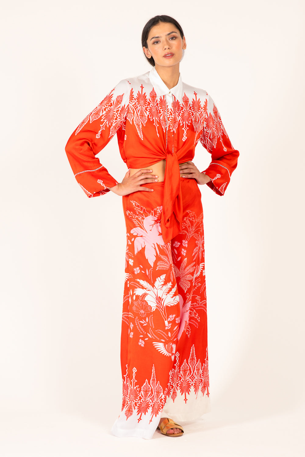 Coral Canopy pants – Pant Clea by Poupette St Barth, view 3