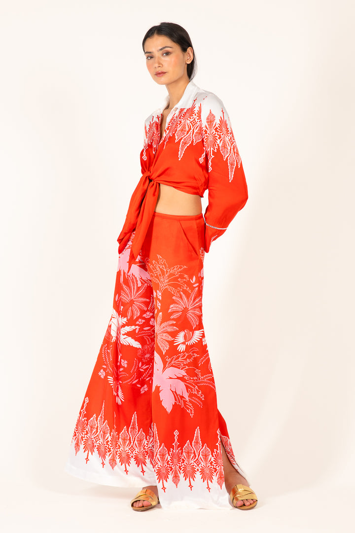 Coral Canopy pants – Pant Clea by Poupette St Barth, view 4