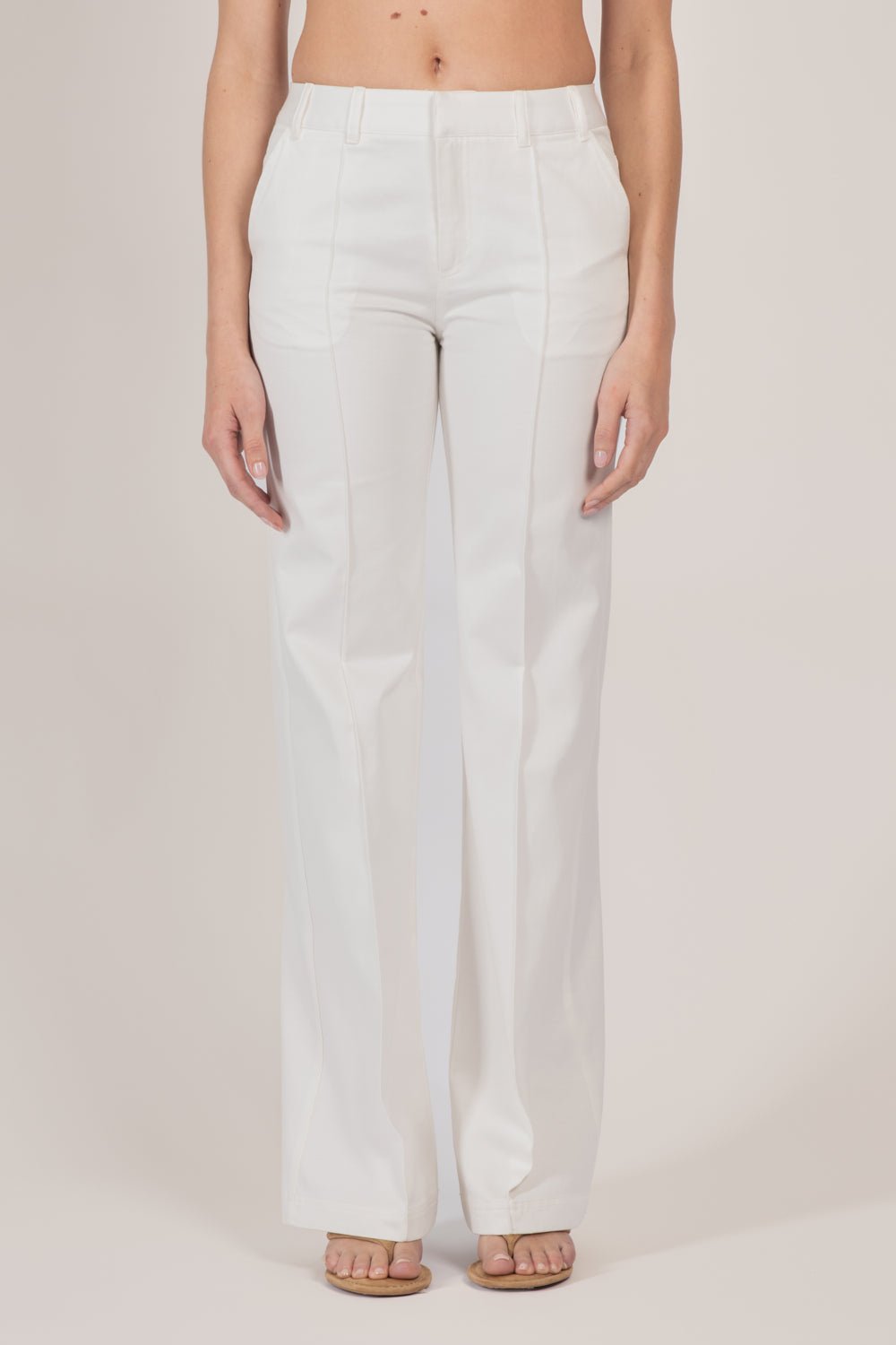 Natural White Provence pants – Pant Kaoli by Poupette St Barth, view 4