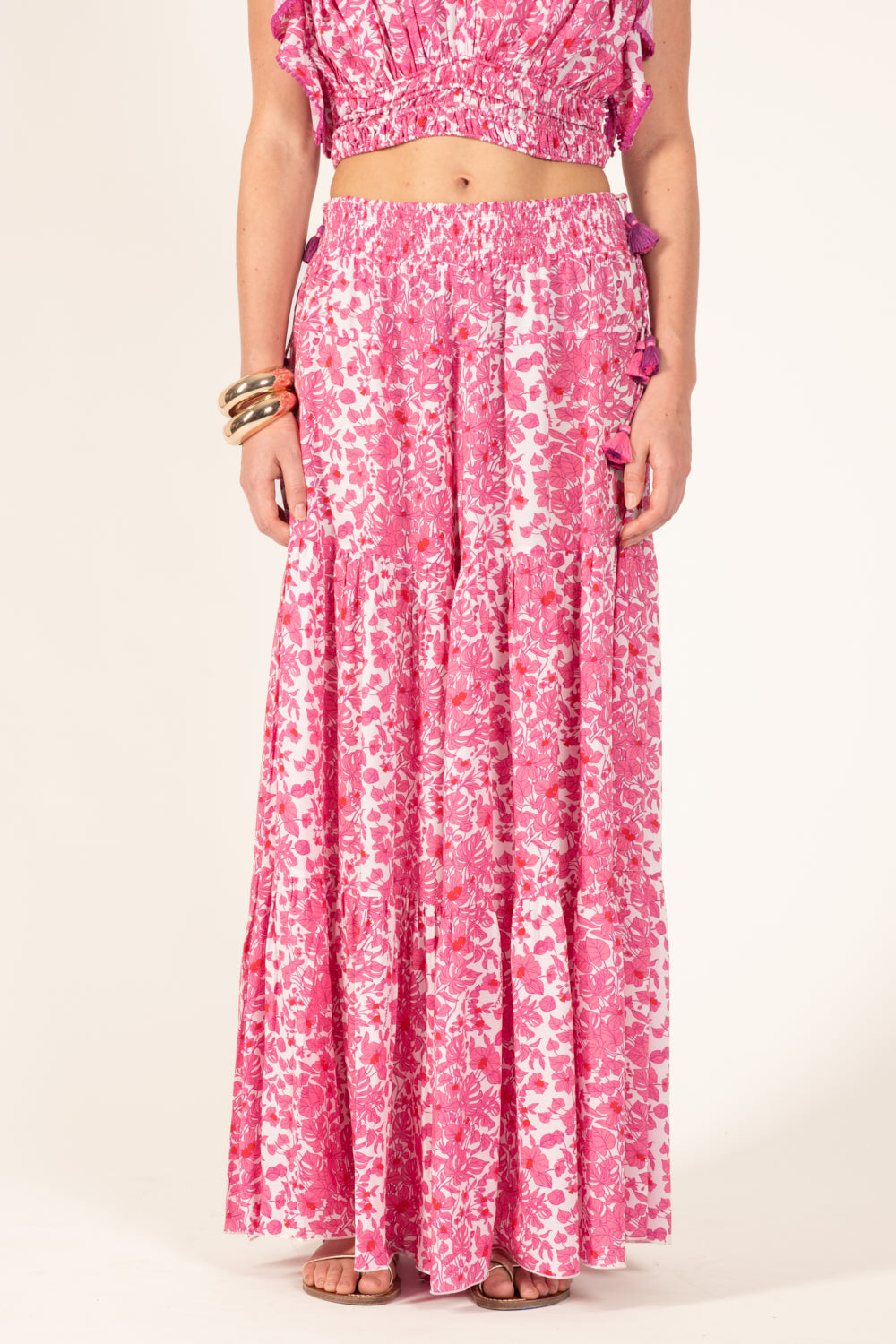 Pant Soledad - Pink Aquaflora | Poupette St Barth