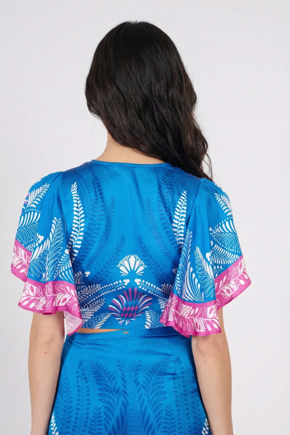Blue Oolong top – Top Rose by Poupette St Barth, view 4