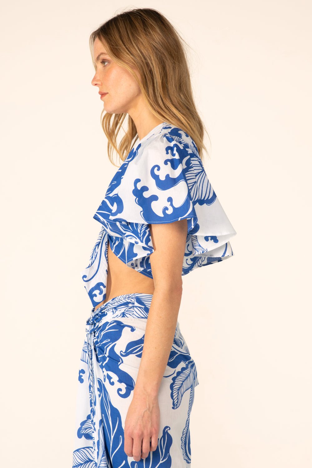 Blue Reef Wave top – Top Rose by Poupette St Barth, view 3