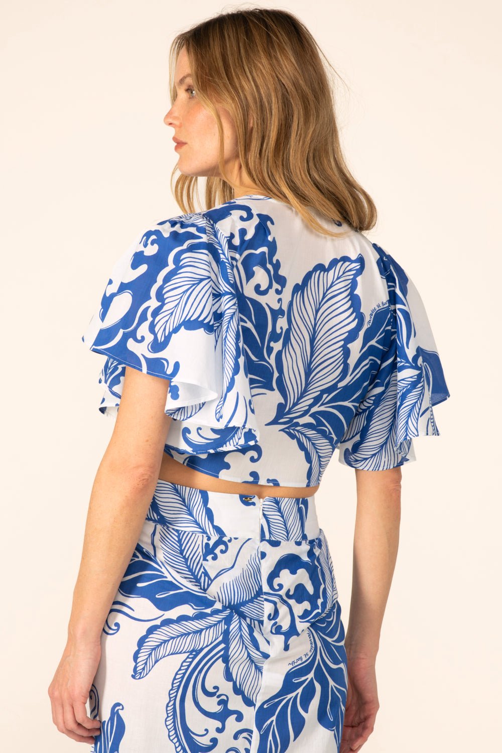 Blue Reef Wave top – Top Rose by Poupette St Barth, view 4
