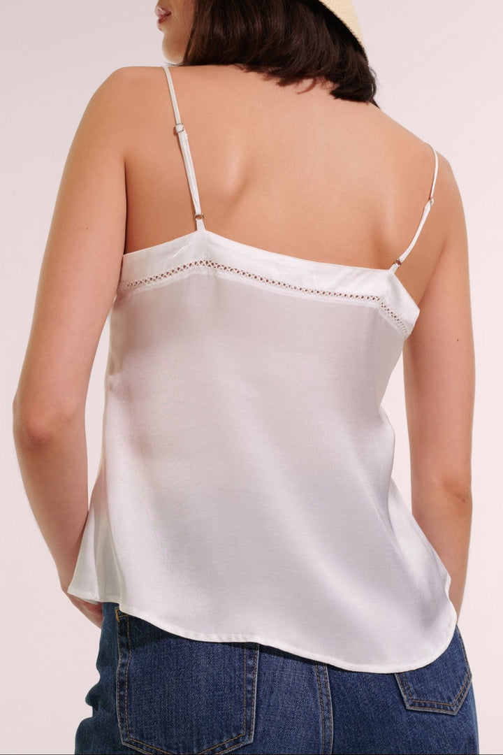 Natural White shirts and top – Singlet Laurie by Poupette St Barth, view 2