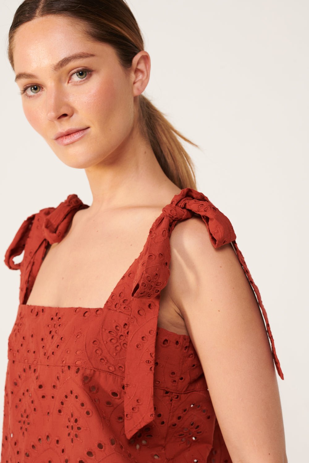 Paprika top – Top Noa by Poupette St Barth, view 2