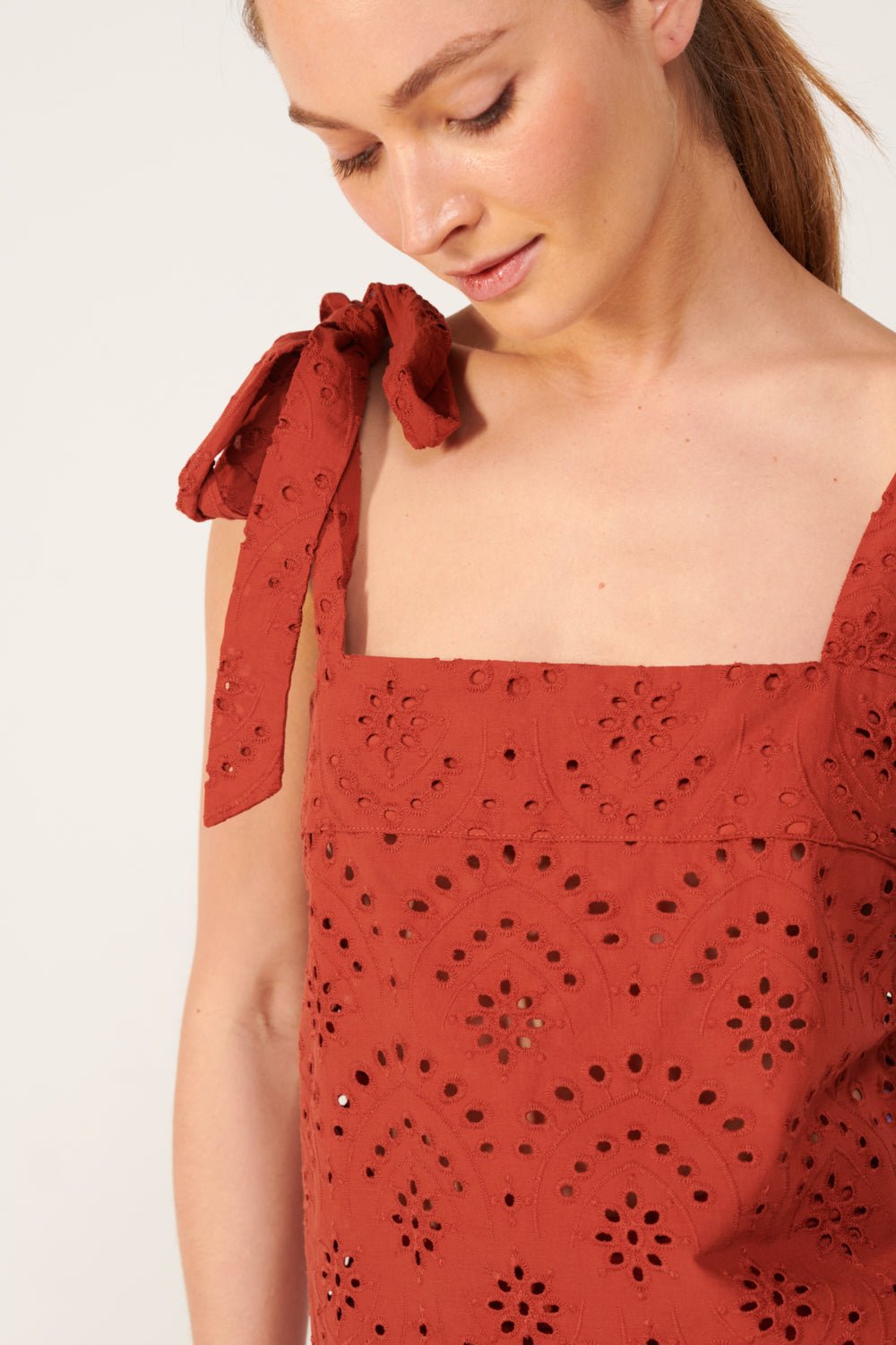 Paprika top – Top Noa by Poupette St Barth, view 3