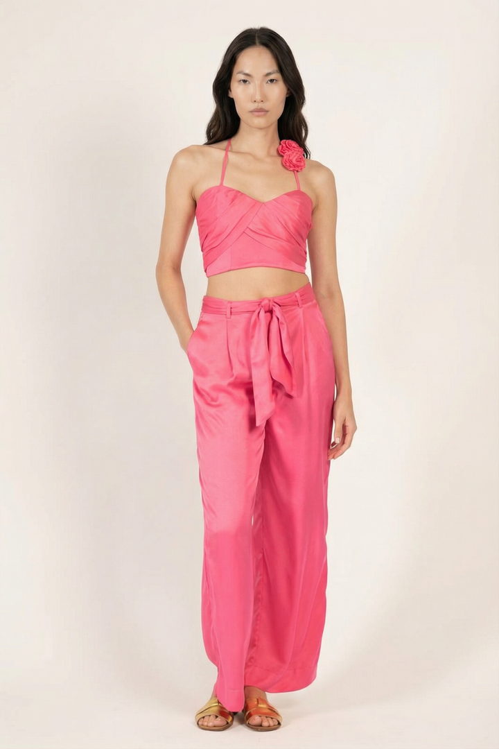 Raspberry Sorbet top – Top Palmire by Poupette St Barth, view 2