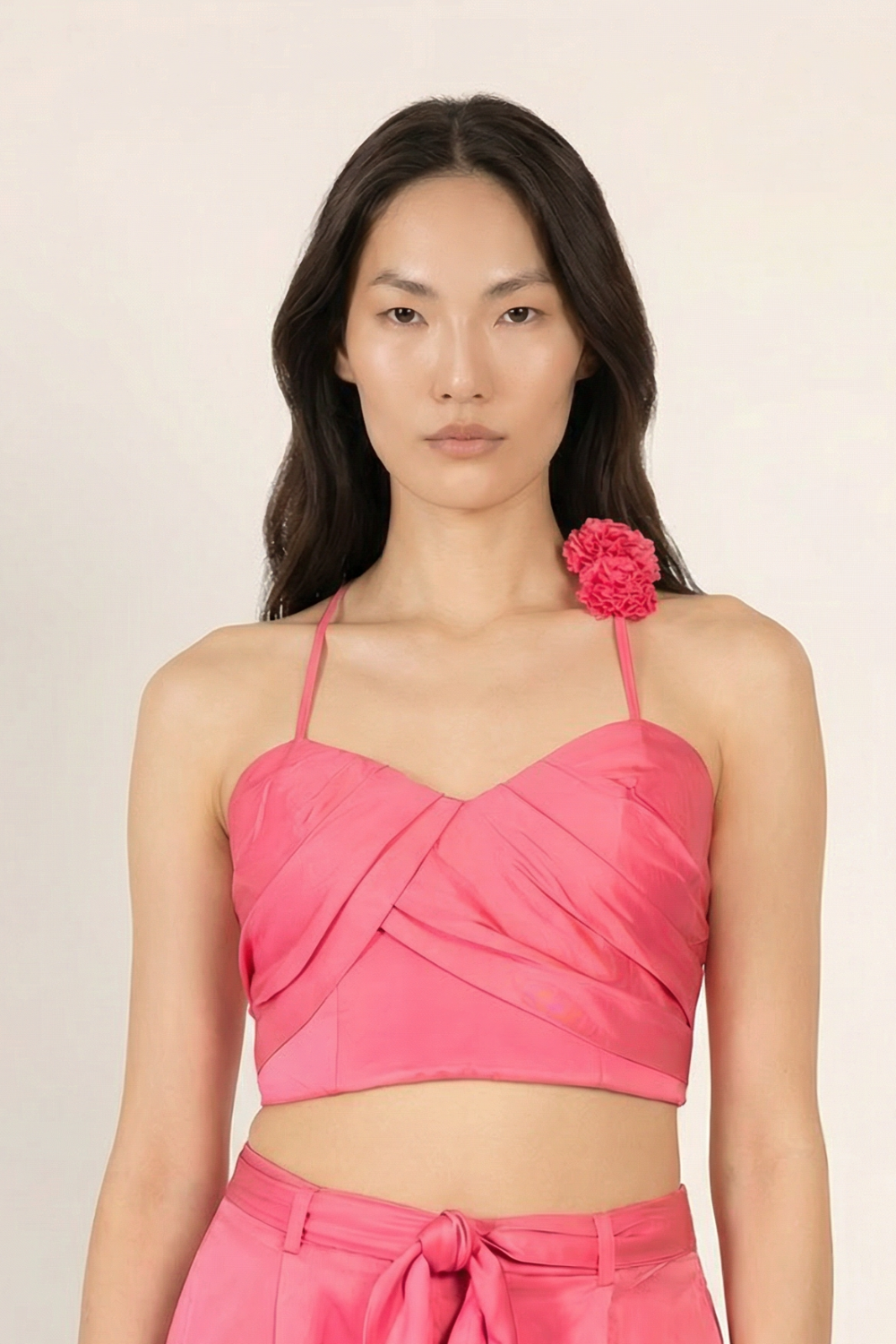 Raspberry Sorbet top – Top Palmire by Poupette St Barth, view 3