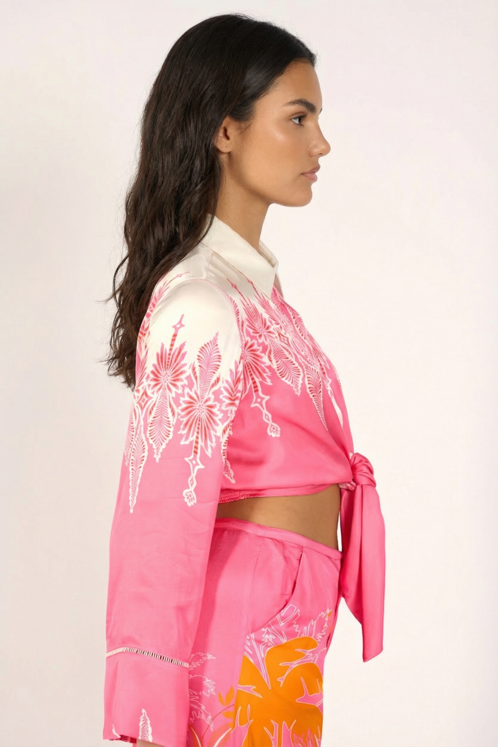 Pink Canopy shirt – Shirt Sidonie by Poupette St Barth, view 3