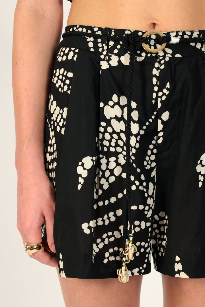 Black Austral shorts – Short Chantal by Poupette St Barth, view 3