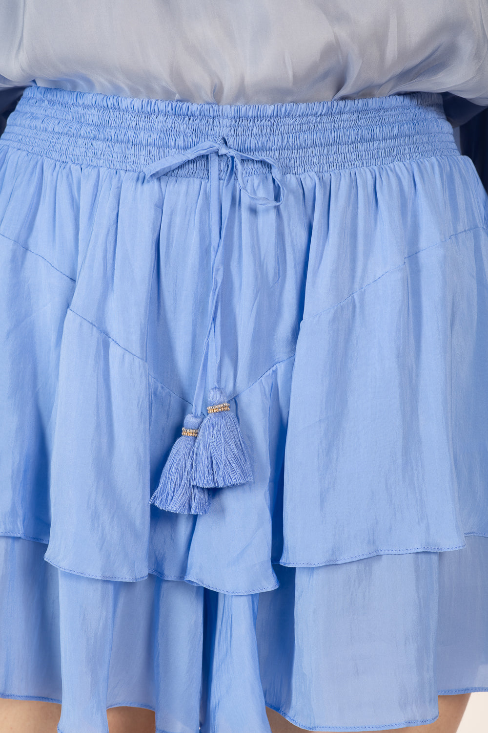 Persian Blue shorts – Short Thalia by Poupette St Barth, view 4