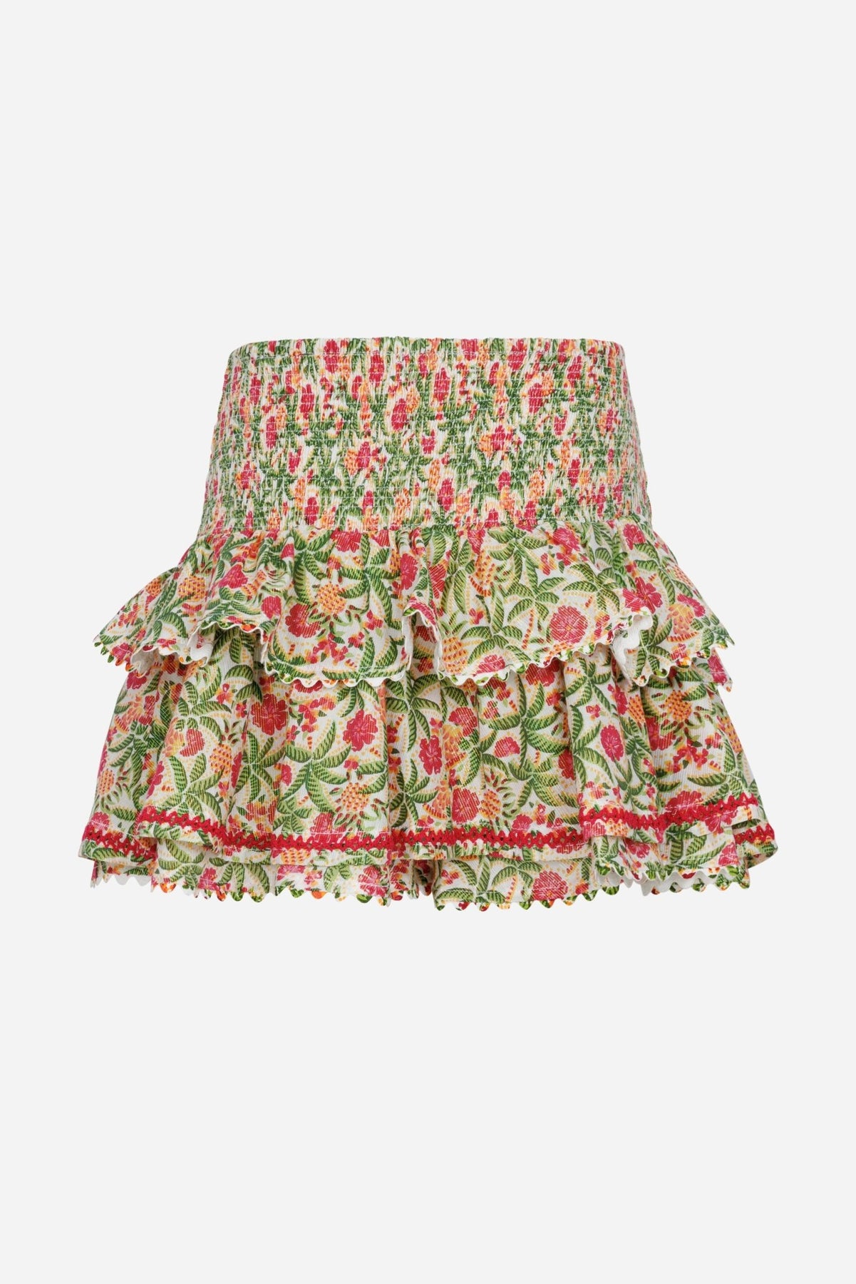 Kids Mini Skirt Alizee - Pink Honolulu | Poupette St Barth