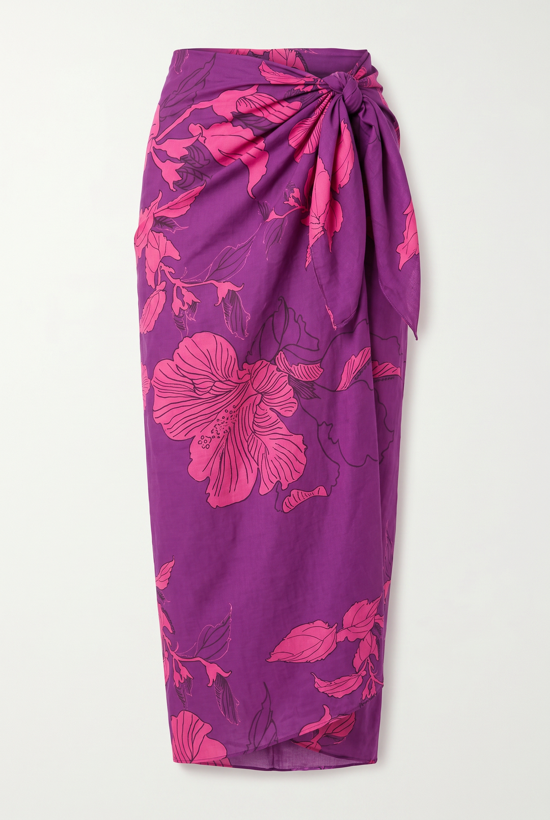 Sarong Bonnie - Purple Hibiscus