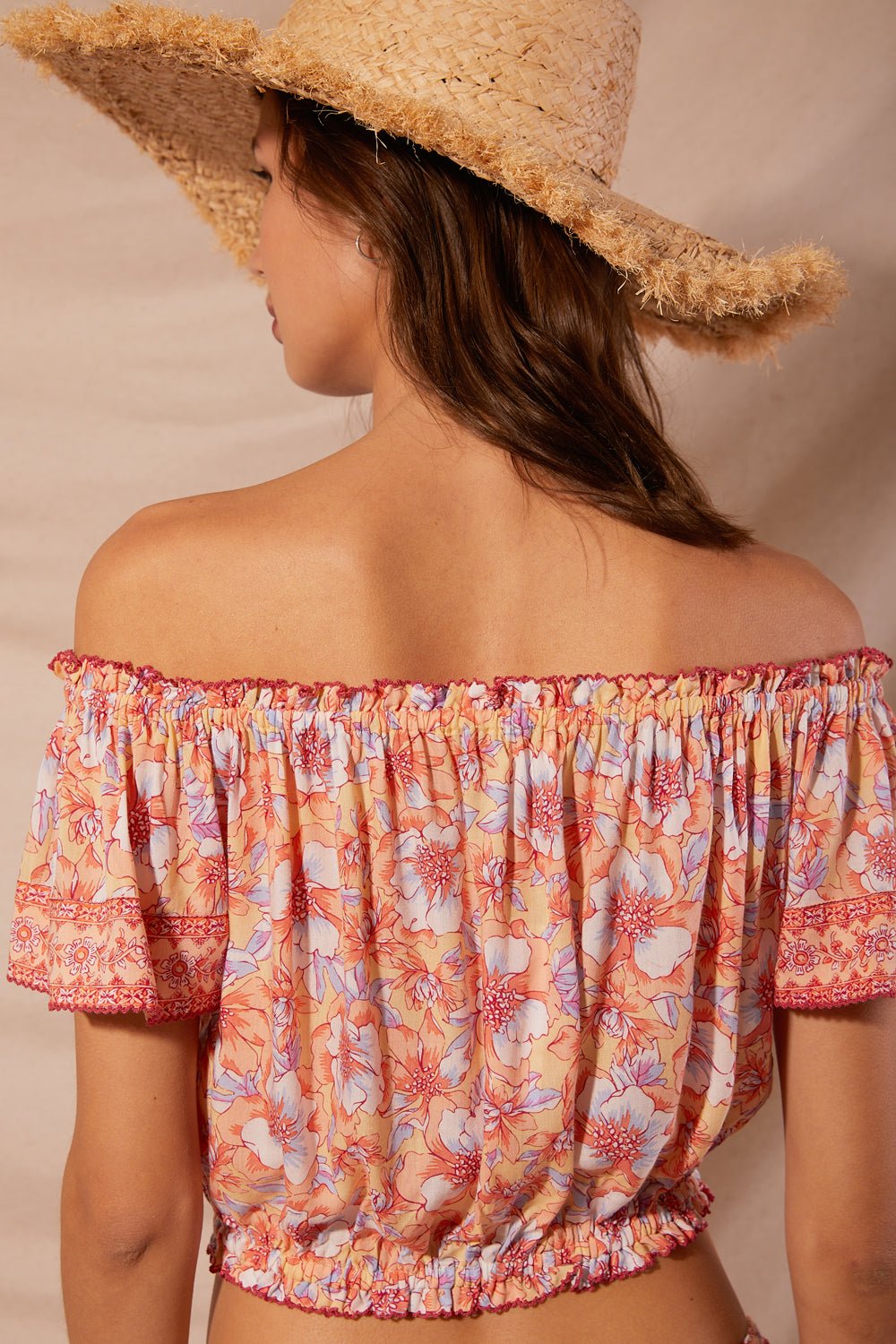 Top Camilla - Yellow Dalia