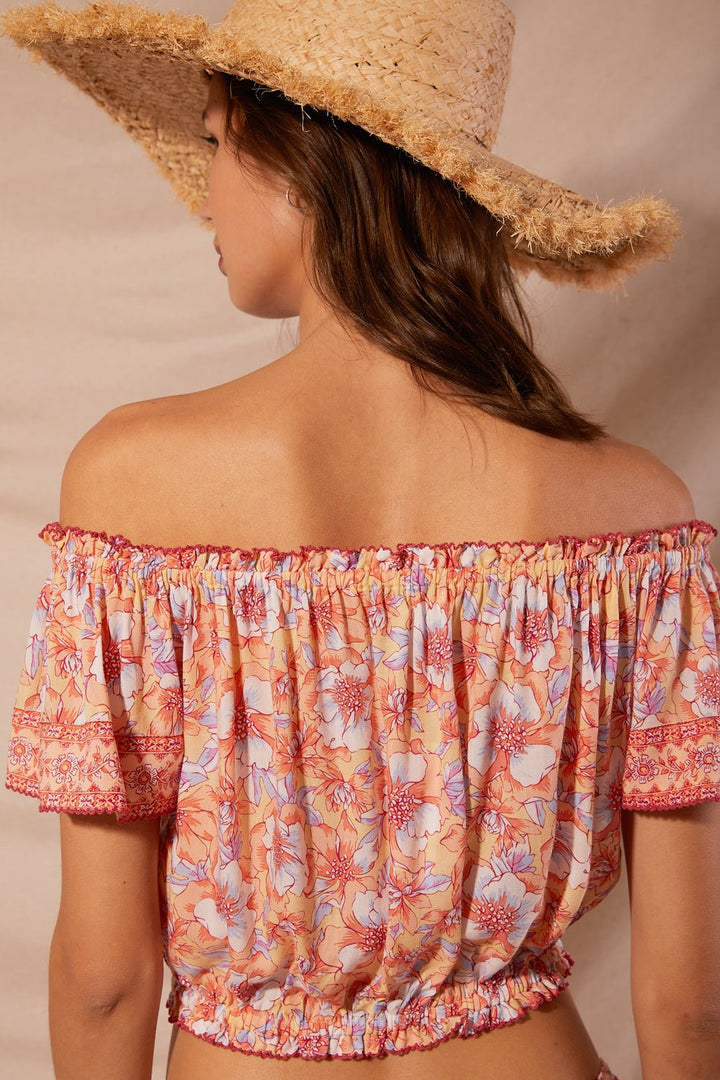 Top Camilla - Yellow Dalia