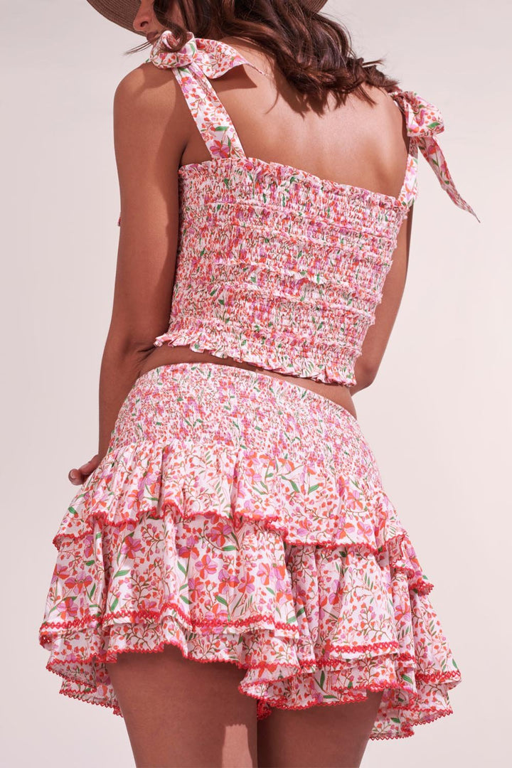 Mini Skirt Alizee - Pink Mini Jonquille