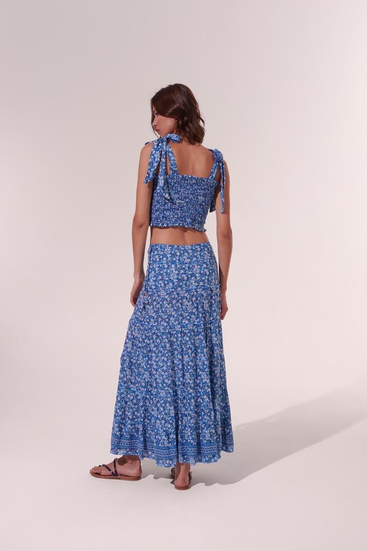 Jupe Longue Camila - Blue Paquerette