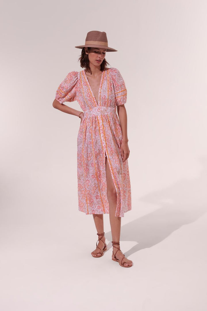 Midi Dress Reine - Pink Ceramique