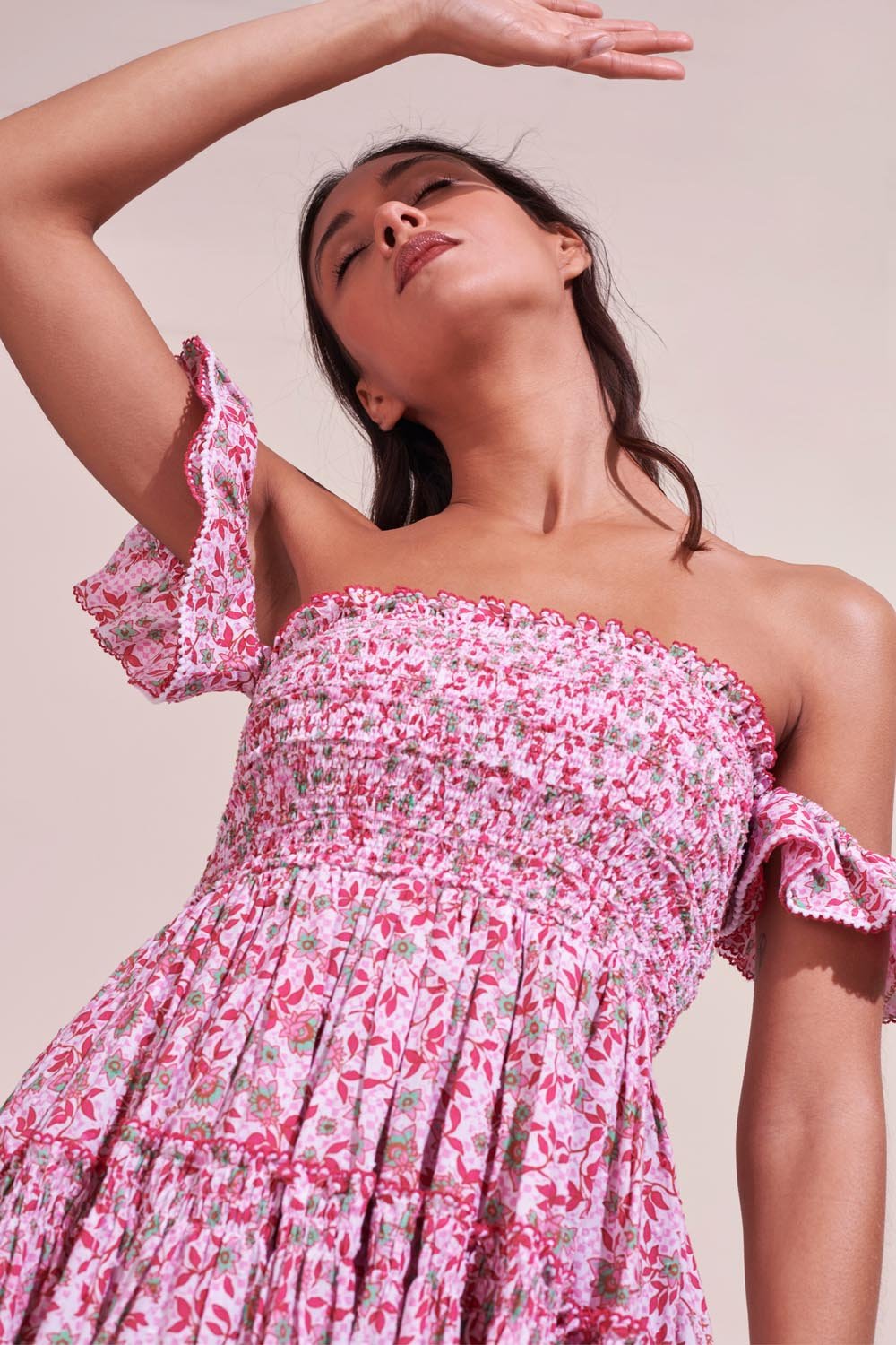 Mini Dress Aurora - Pink Blossom